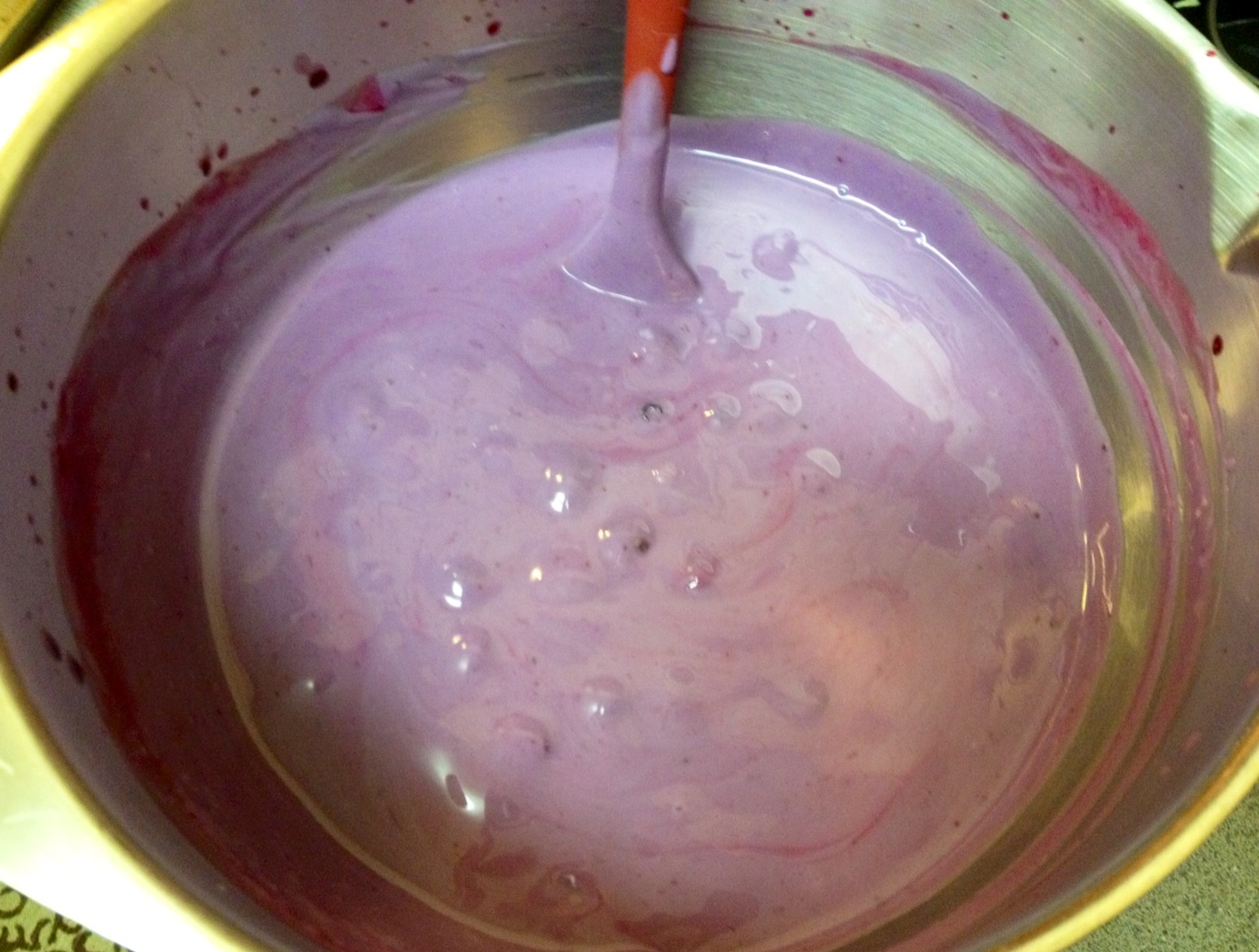 blueberry lime mixture