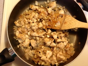 Chicken and garlic