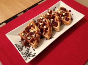 Plated waffles