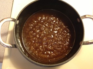 Thickened syrup