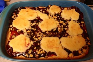 Baked cherry bars