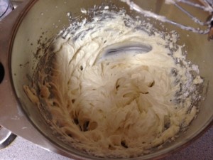 Mixed Icing ingredients