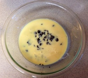 Chips and sweetened condensed milk