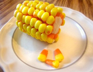 candy corn on the cob