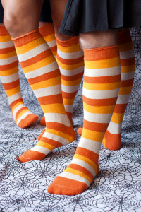 Candy Corn Socks
