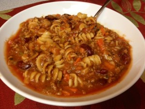 plated soup