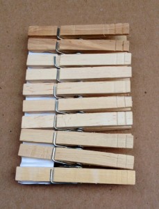 unpainted clothespins