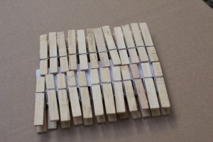 plain clothespins